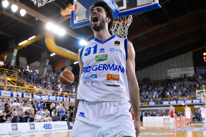 Michele Vitali GERMANI BASKET BRESCIA - EA7 OLIMPIA MILANO BRESCIA, 22/04/2018 Foto CIAMILLO